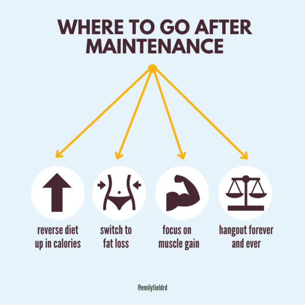where to go after maintenance - Emily Field RD