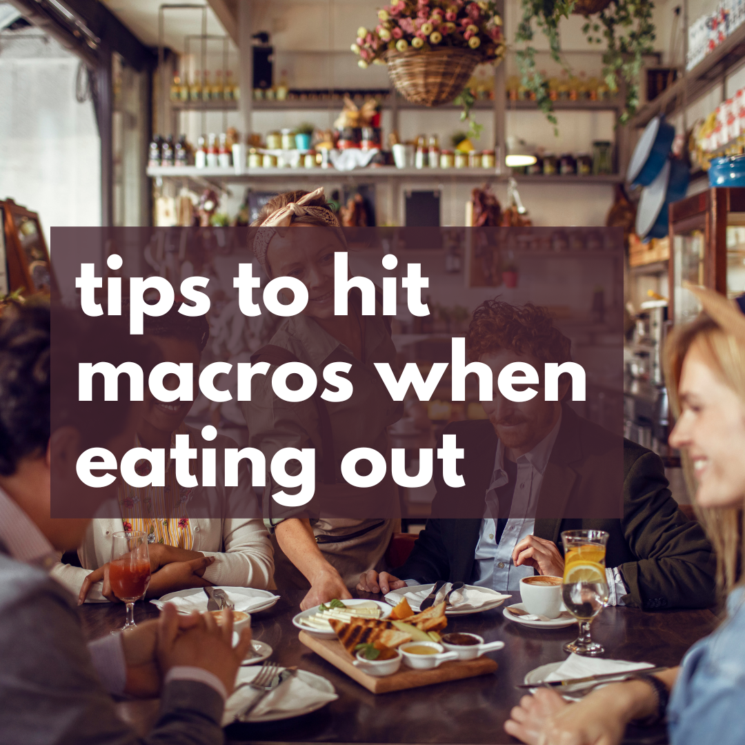 eating out, dining out, macros, tips